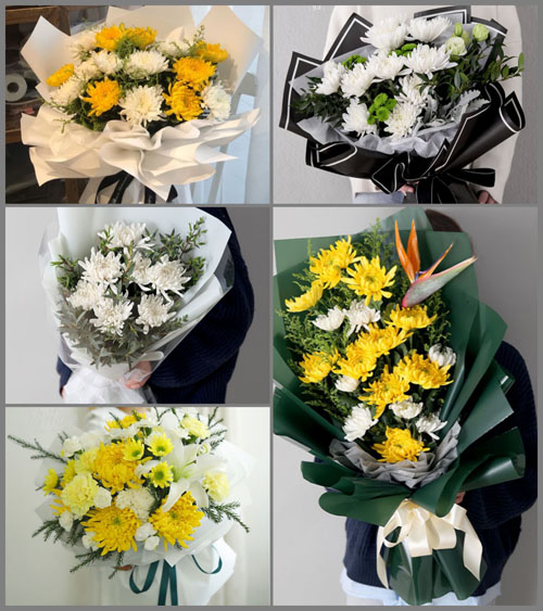 山西晋中祁县古县镇南建安村白事花束代送